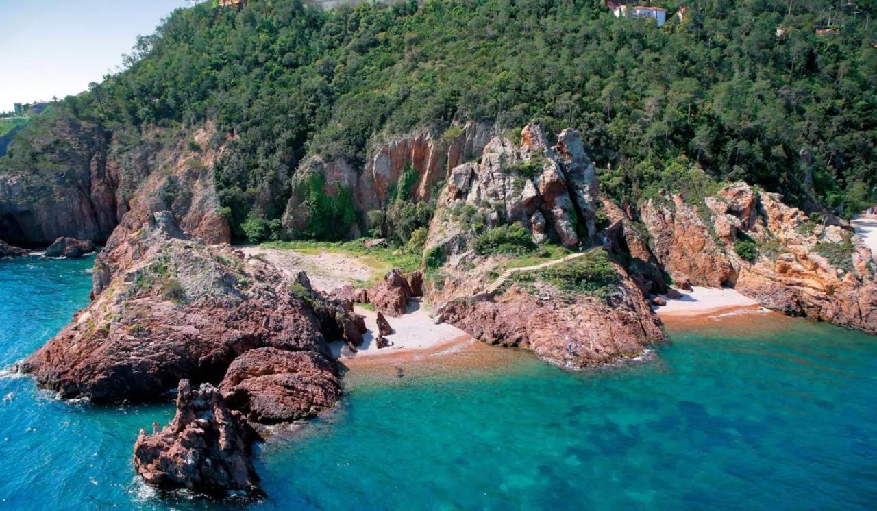 Rez De Jardin Au Calme Et Proche Mer Мандельё-ла-Напуль Экстерьер фото